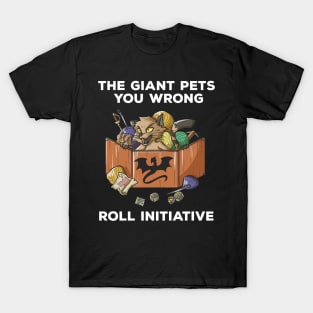 RPG Pen and Paper PnP Cat Roleplaying Cats Meme DM Gift Idea T-Shirt